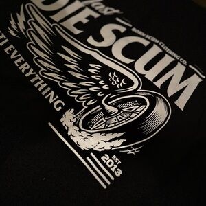 Born Scum Clothing Co  Anti-everything- Live Fast Die Scum” Men’s XL – New